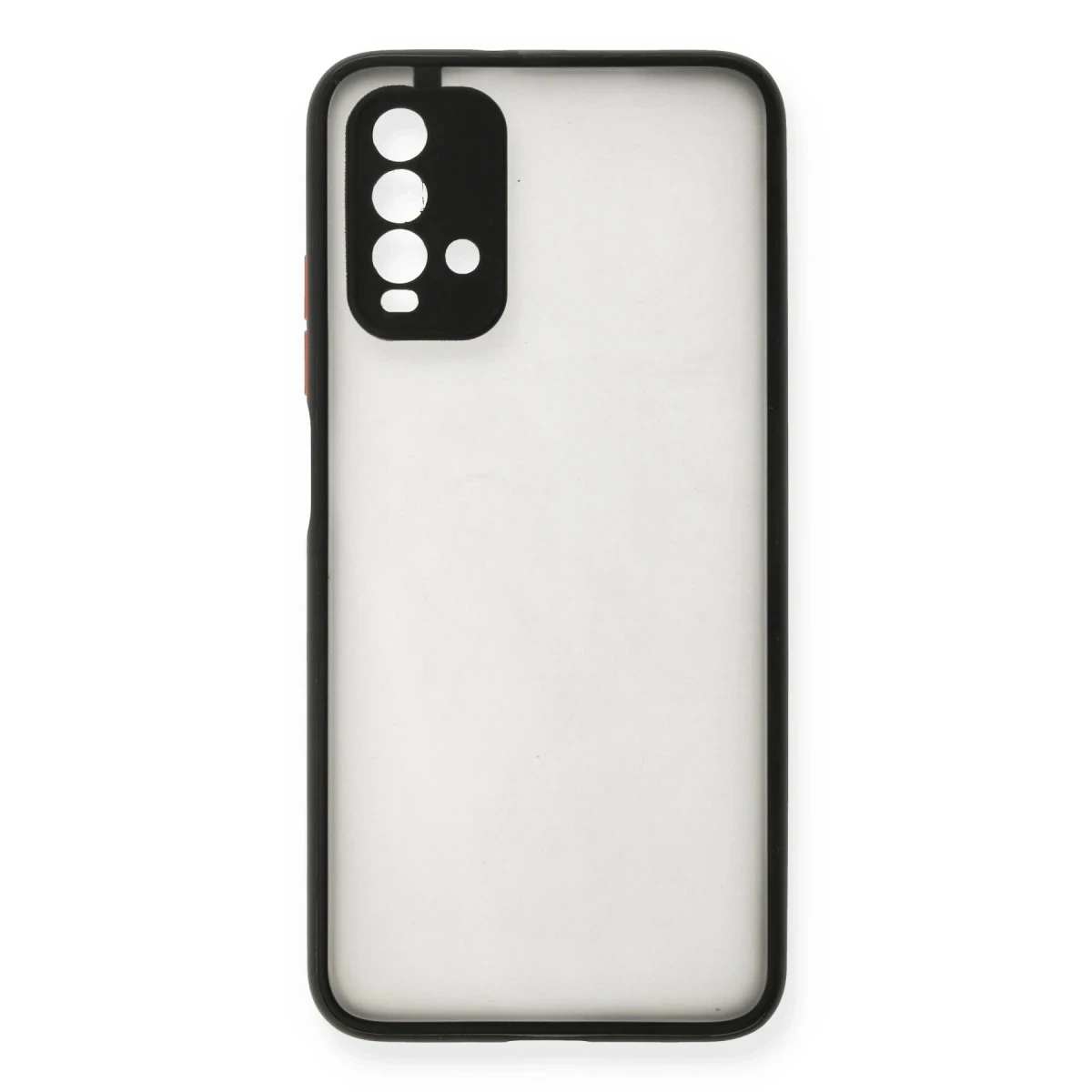 Xiaomi Redmi 9T Kılıf Montreal Silikon Kapak - Siyah