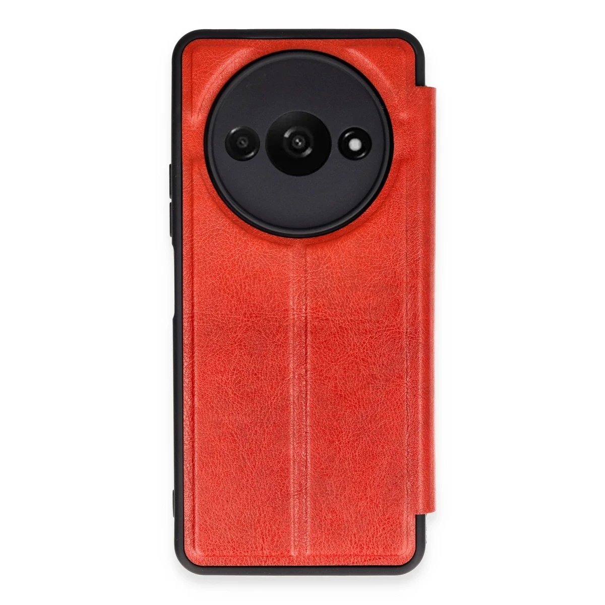 Xiaomi Redmi A3 4G Kılıf Flip Cover - Kırmızı