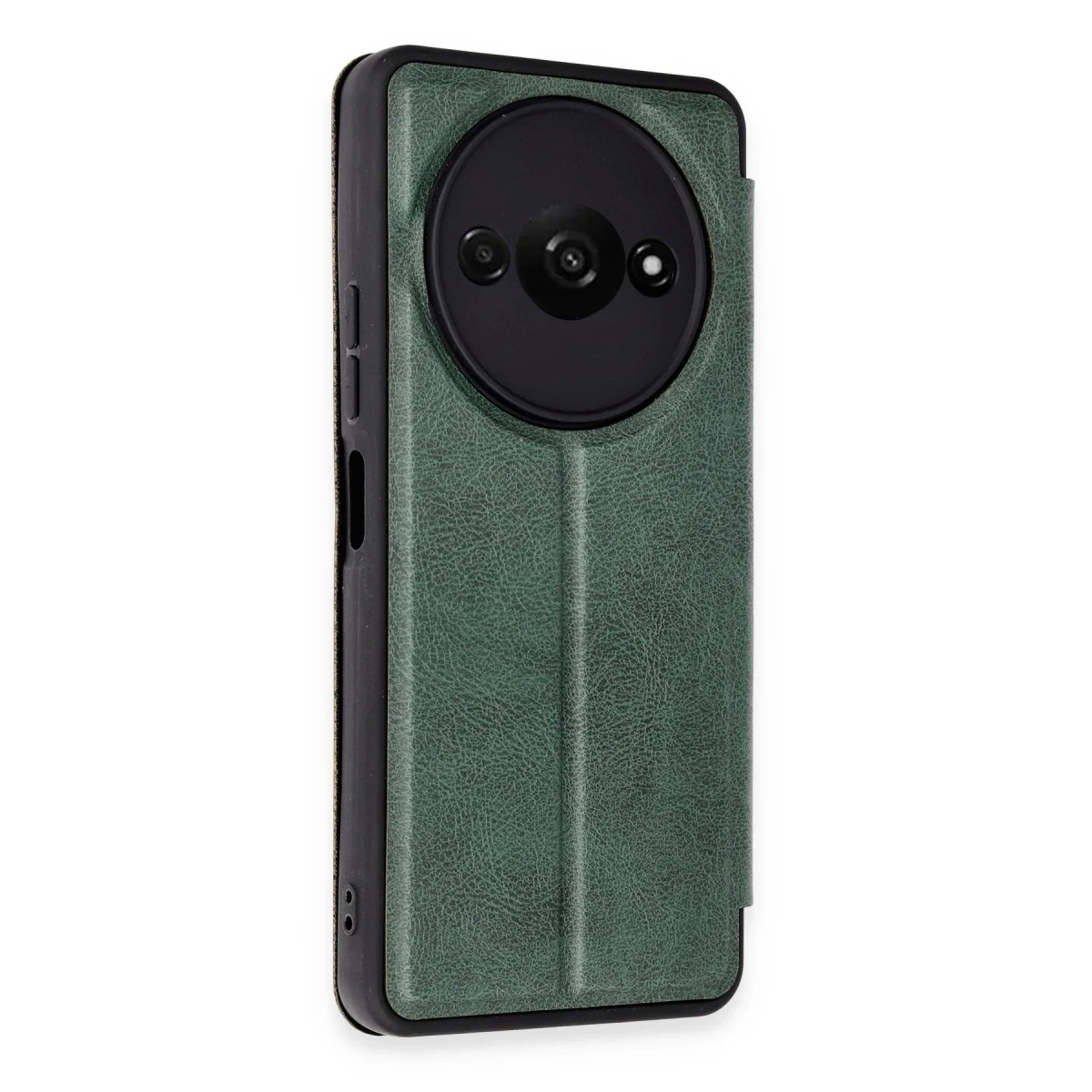 Xiaomi Redmi A3 4G Kılıf Flip Cover - Koyu Yeşil