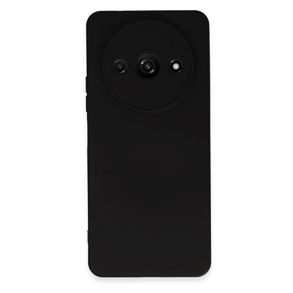 Xiaomi Redmi A3 4G Kılıf Nano içi Kadife Silikon - Siyah