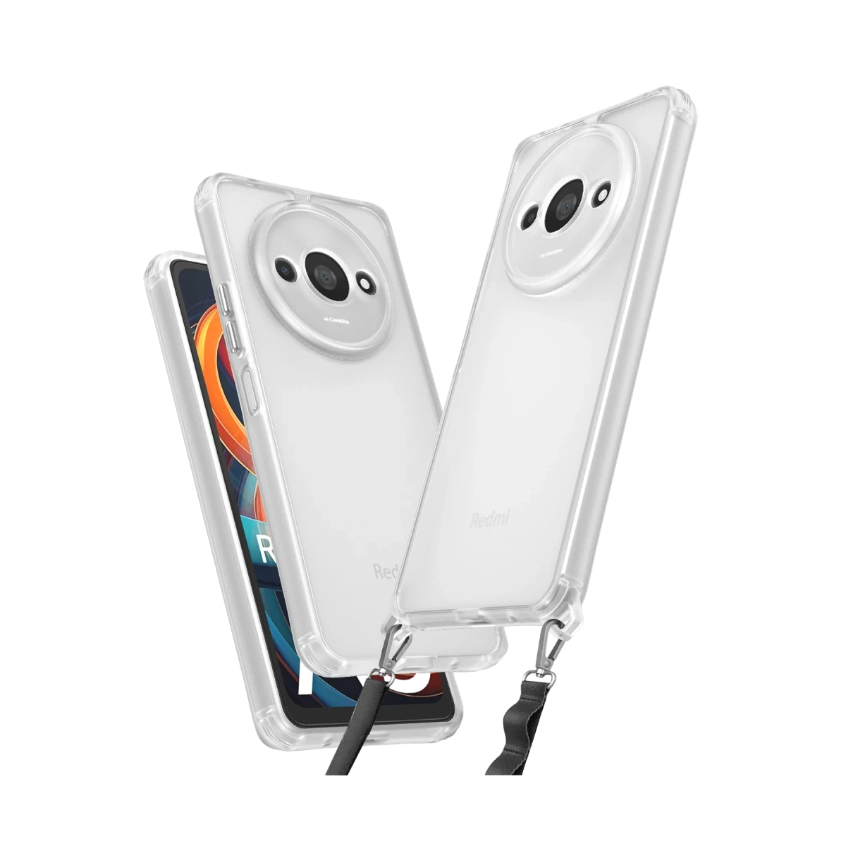 Xiaomi Redmi A3 4G Kılıf Penta Silikon Kılıf - Şeffaf