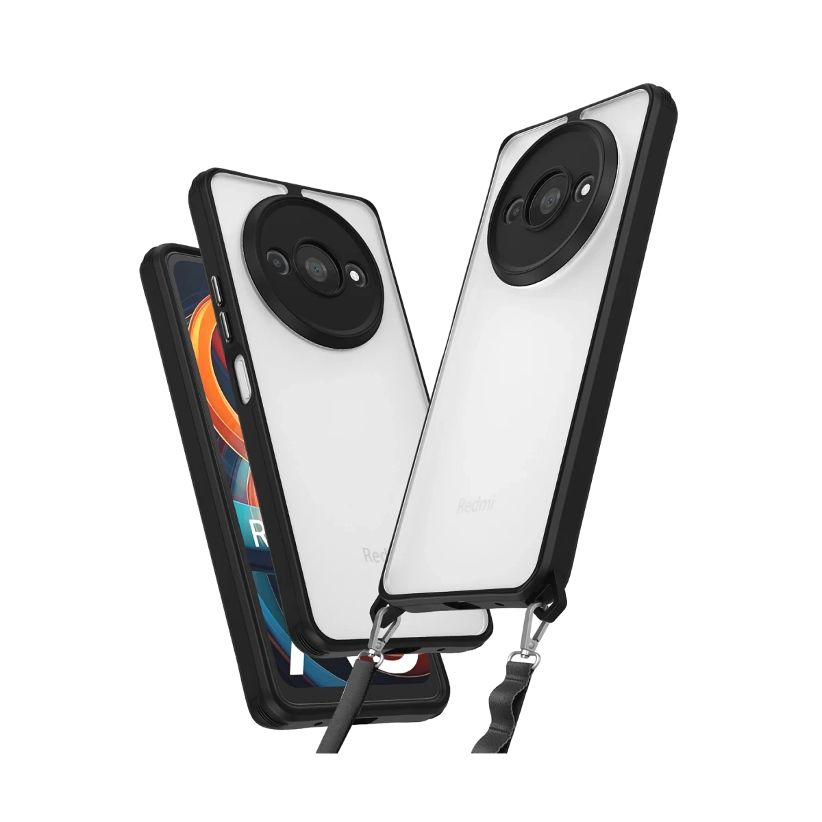 Xiaomi Redmi A3 4G Kılıf Penta Silikon Kılıf - Siyah