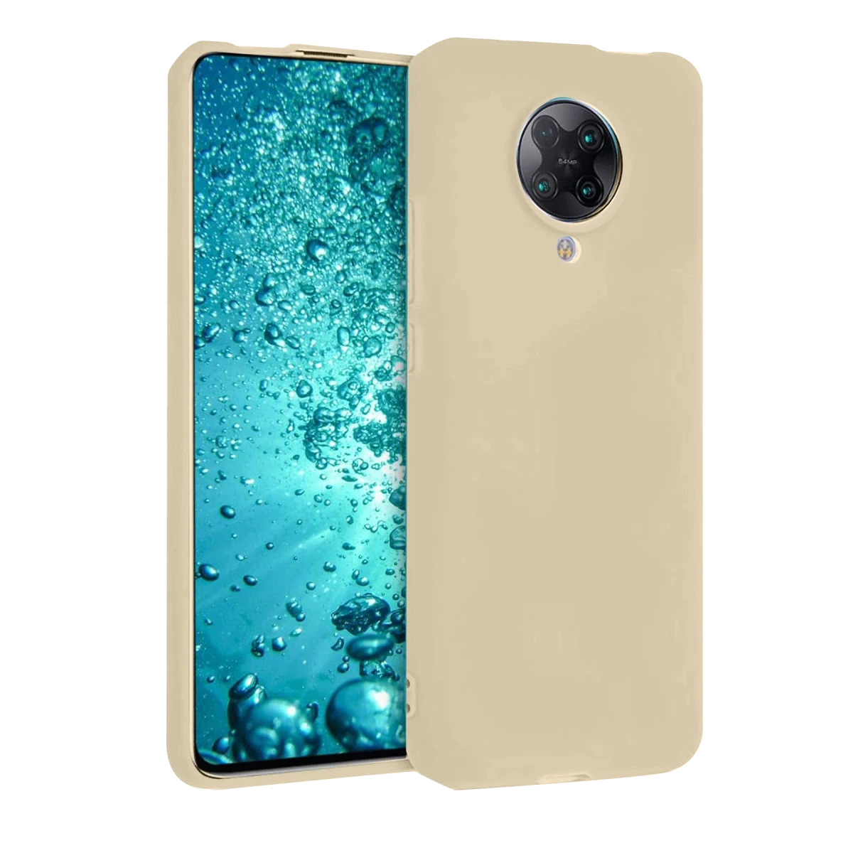 Xiaomi Redmi K30 Pro Kılıf Nano içi Kadife Silikon - Kemik