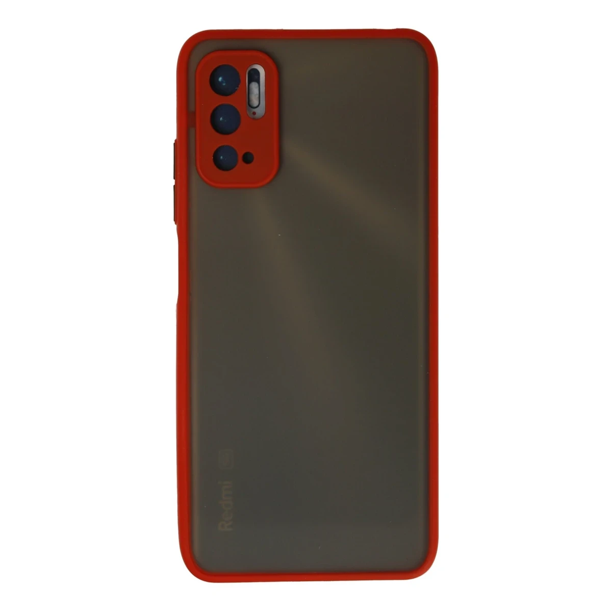 Xiaomi Redmi Note 10 5G Kılıf Montreal Silikon Kapak - Kırmızı