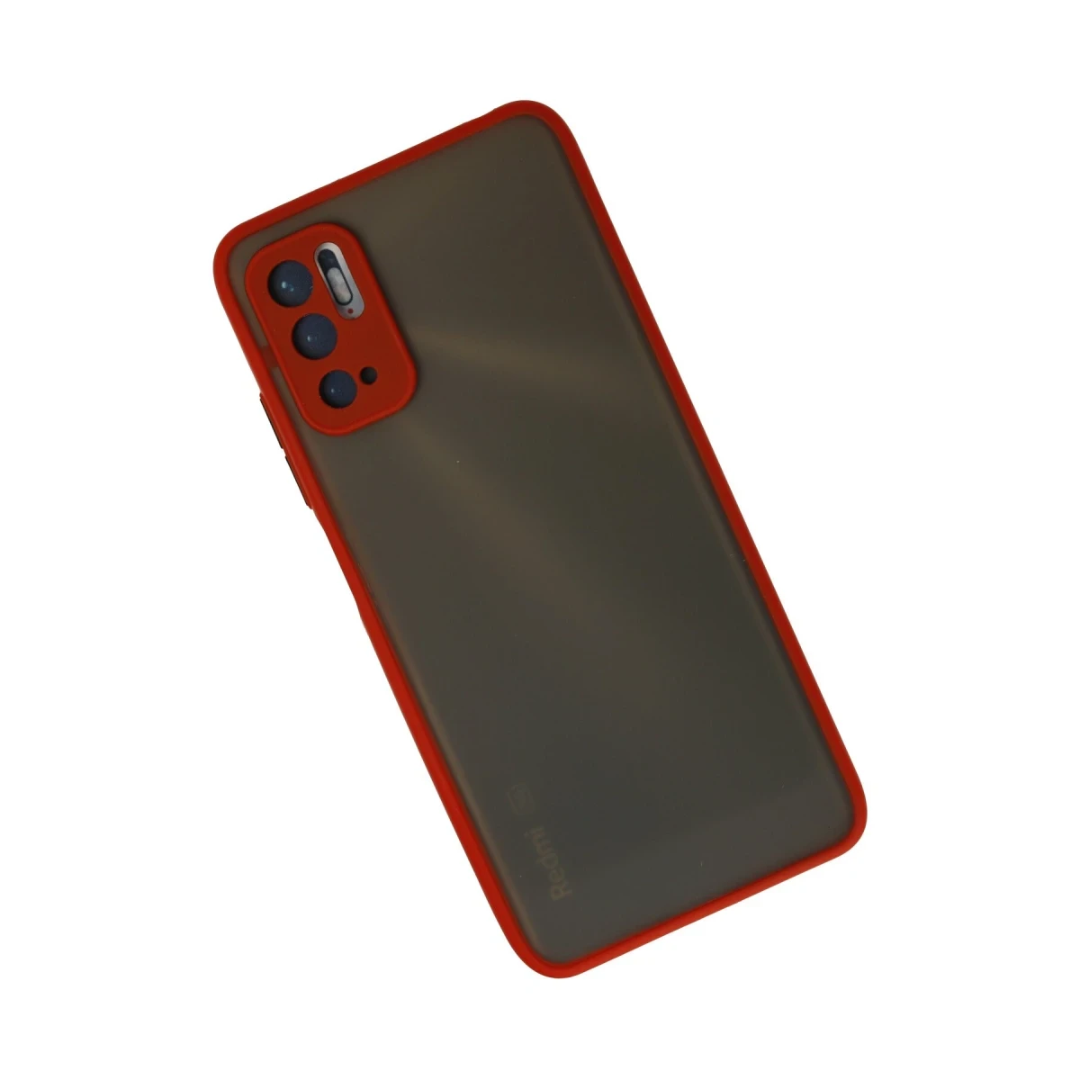 Xiaomi Redmi Note 10 5G Kılıf Montreal Silikon Kapak - Kırmızı