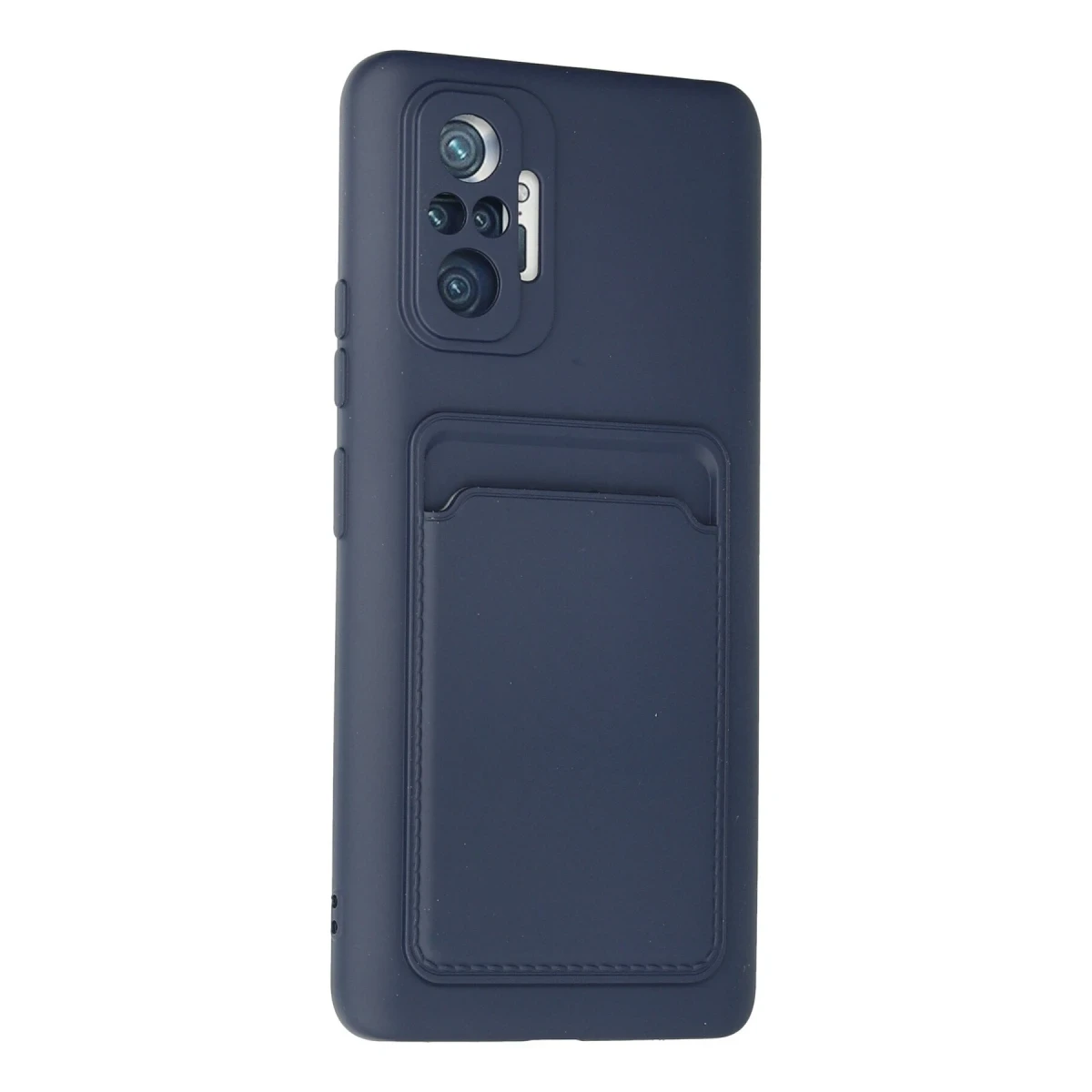 Xiaomi Redmi Note 10 Pro Kılıf Kelvin Kartvizitli Silikon - Lacivert