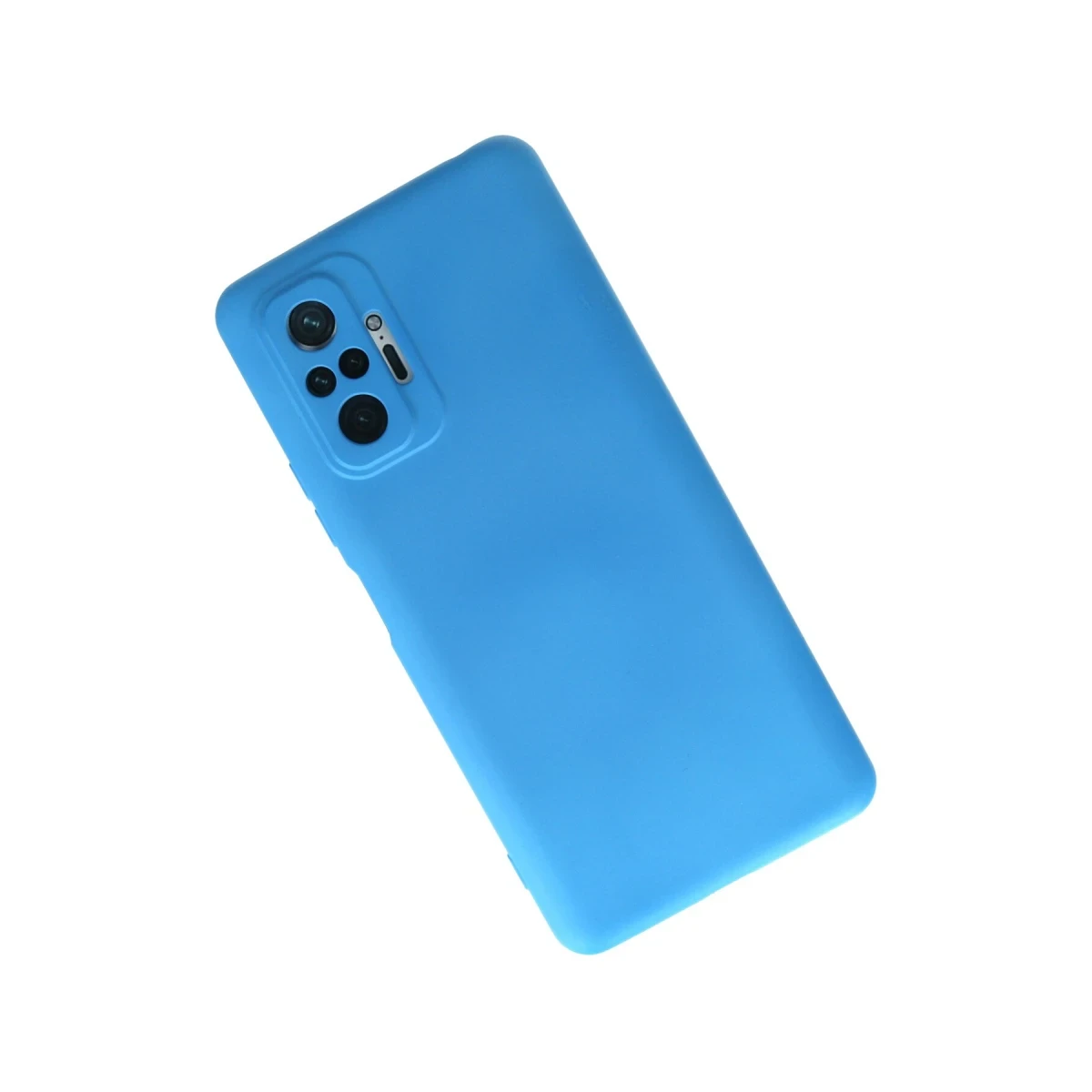 Xiaomi Redmi Note 10 Pro Kılıf Nano içi Kadife Silikon - Mavi