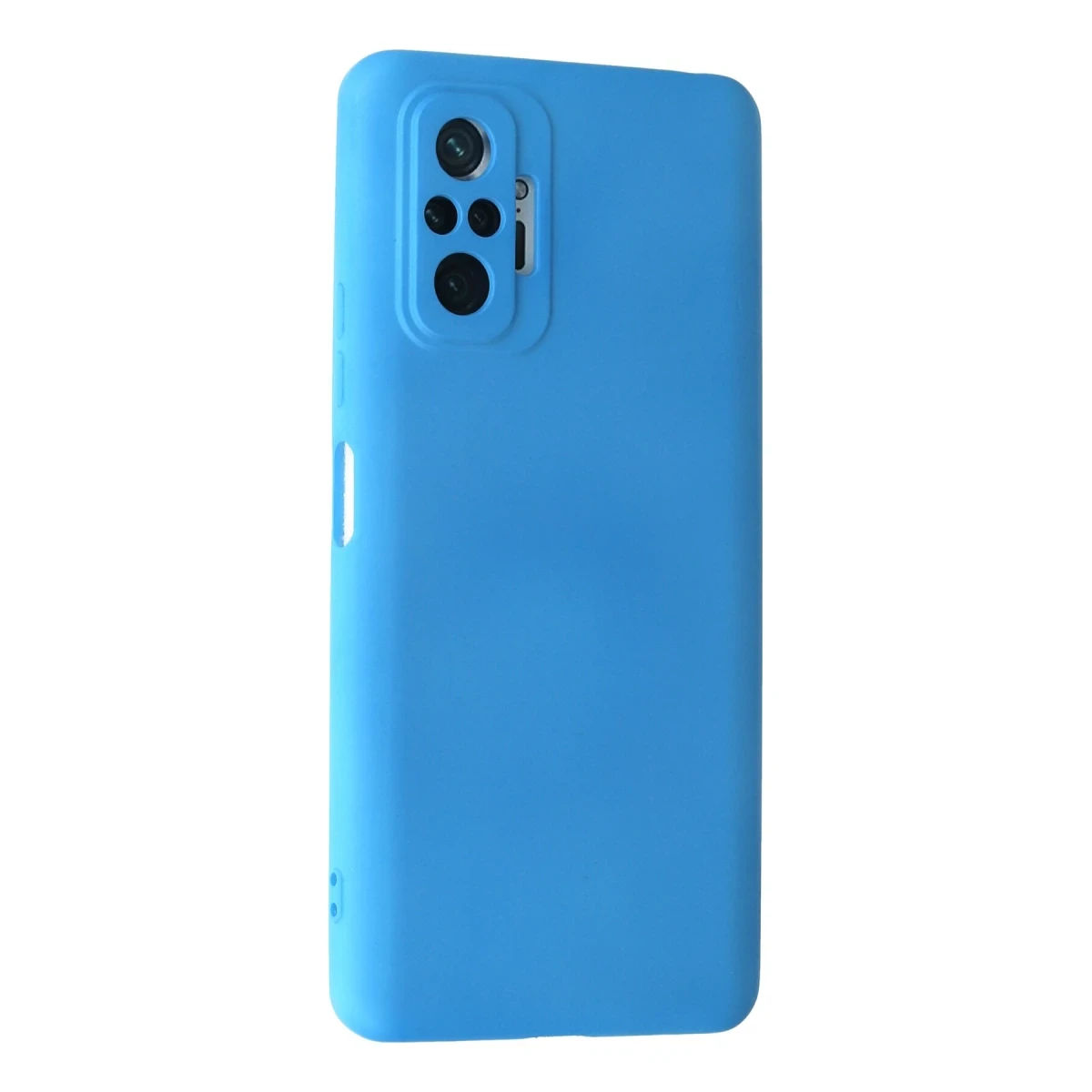 Xiaomi Redmi Note 10 Pro Kılıf Nano içi Kadife Silikon - Mavi
