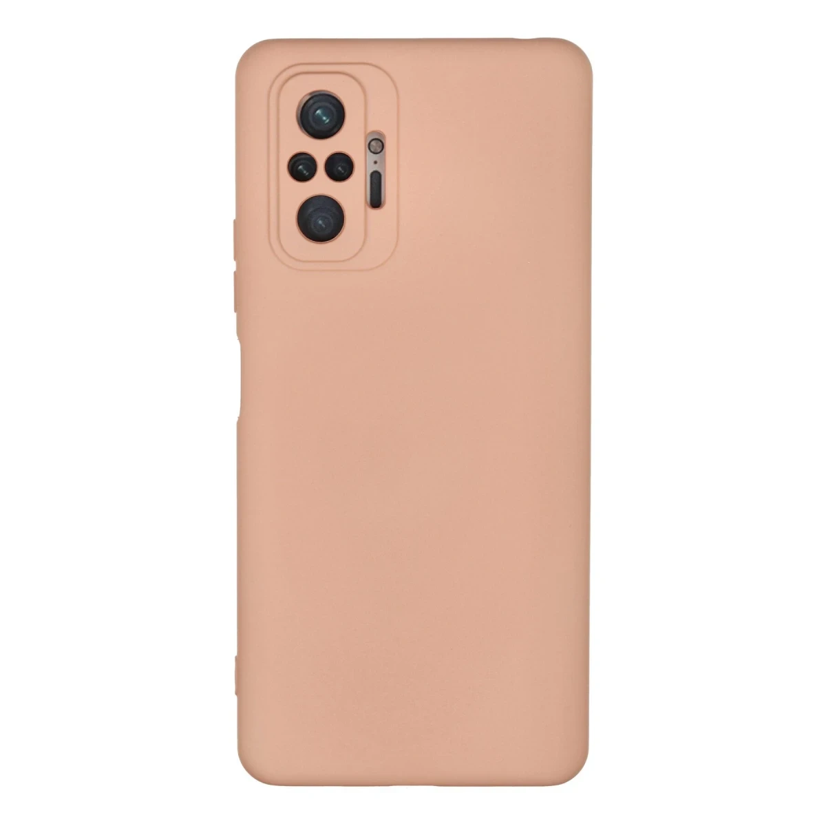 Xiaomi Redmi Note 10 Pro Kılıf Nano içi Kadife Silikon - Pudra