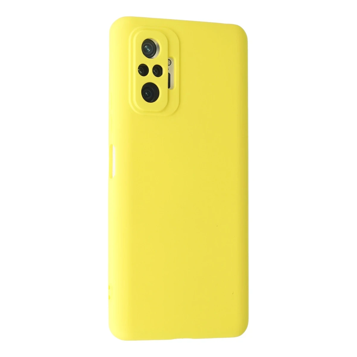 Xiaomi Redmi Note 10 Pro Kılıf Nano içi Kadife Silikon - Sarı