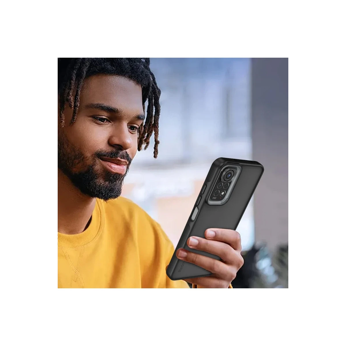 Xiaomi Redmi Note 11 Kılıf Elegant Kapak - Pudra