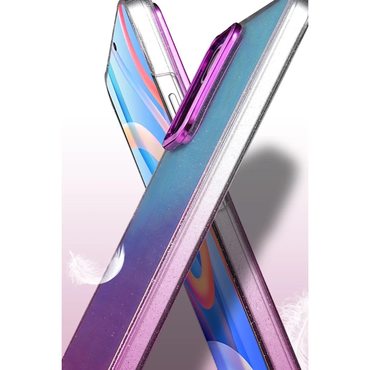 Xiaomi Redmi Note 11 Pro Glossy Kapak - Mor
