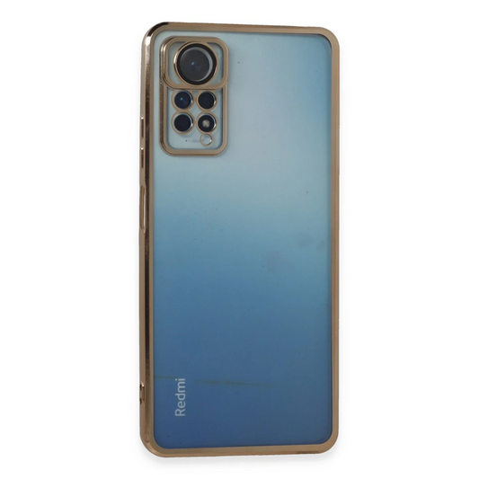 Xiaomi Redmi Note 11 Pro Kılıf Razer Lensli Silikon - Gold