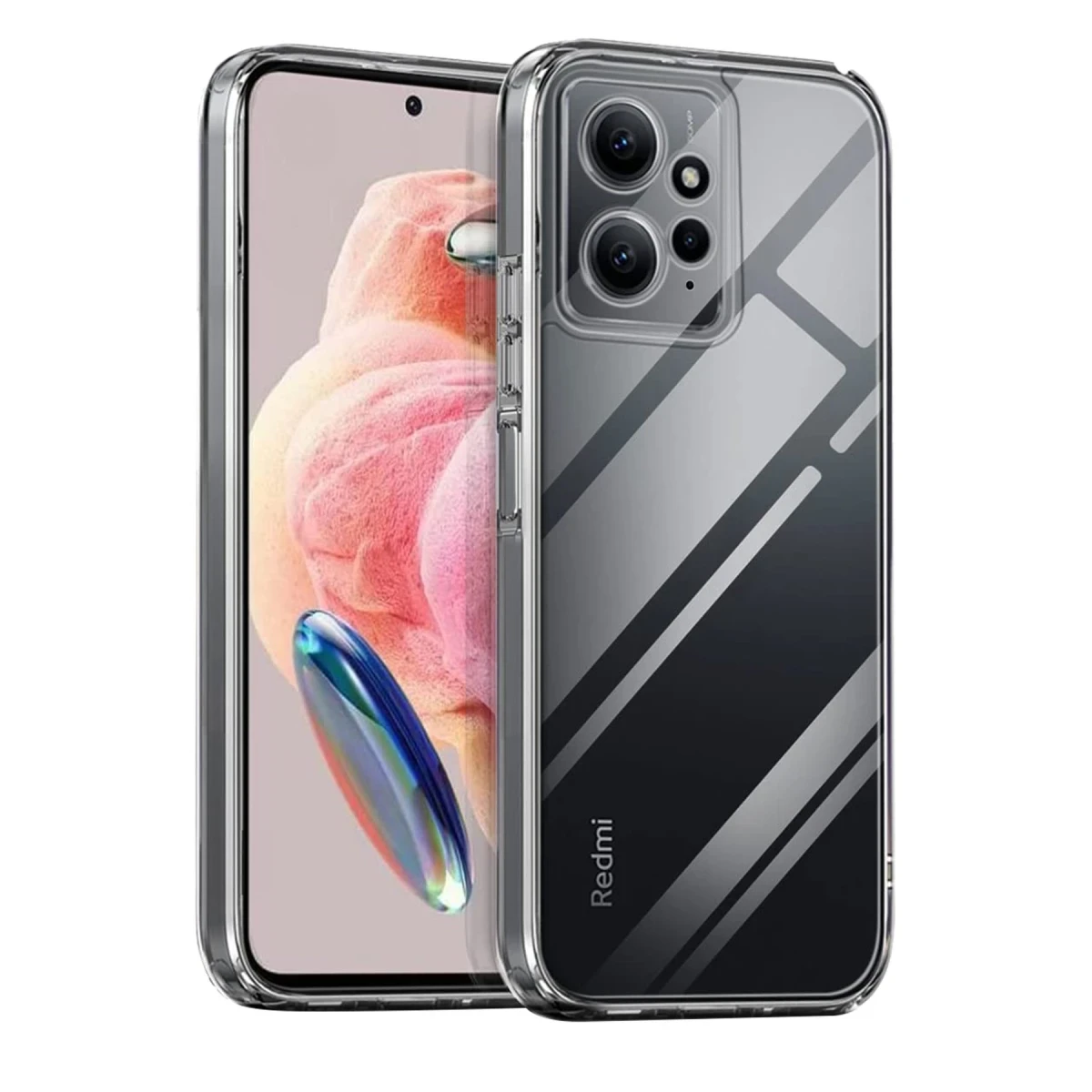 Xiaomi Redmi Note 12 4G Kılıf Lüx Şeffaf Silikon