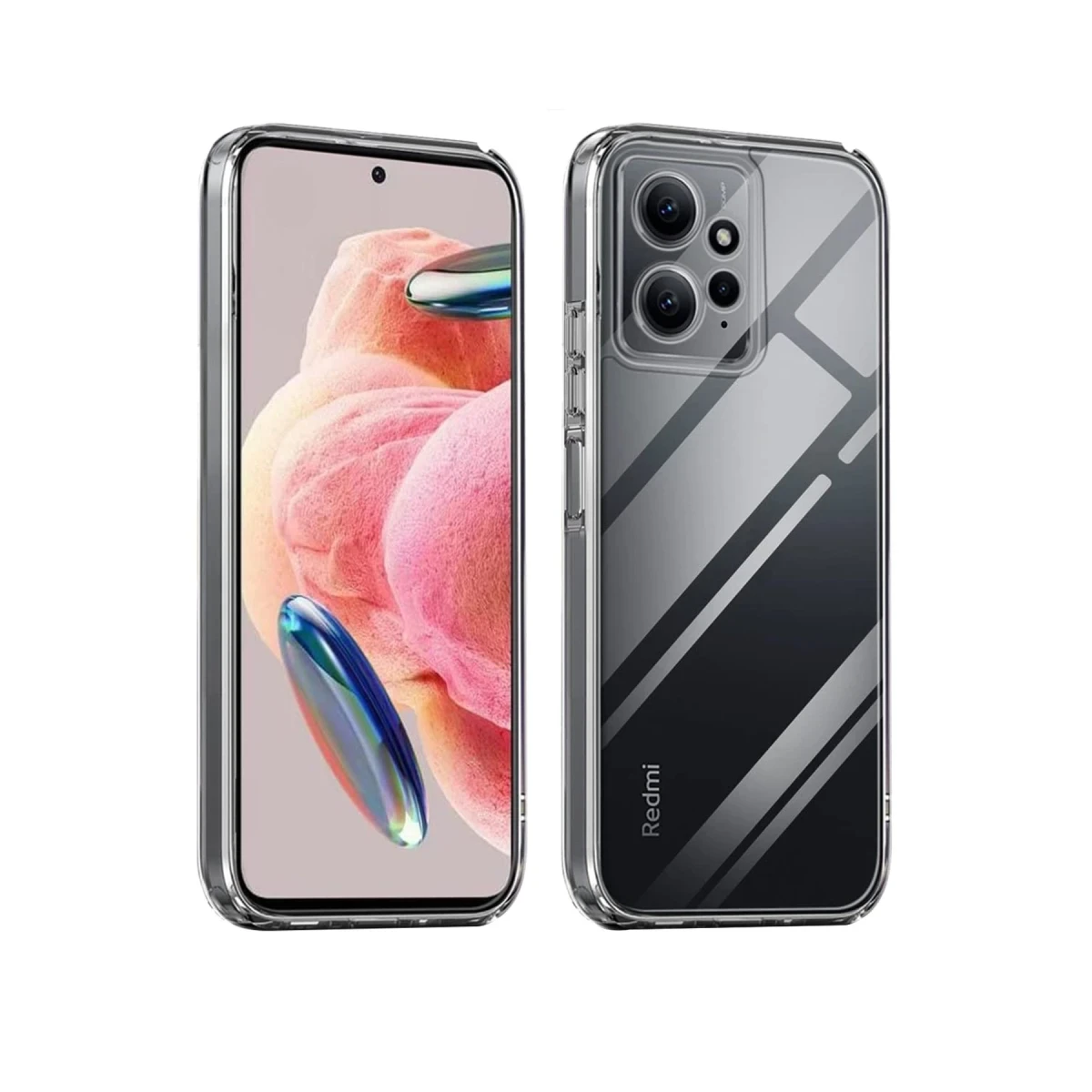 Xiaomi Redmi Note 12 4G Kılıf Lüx Şeffaf Silikon