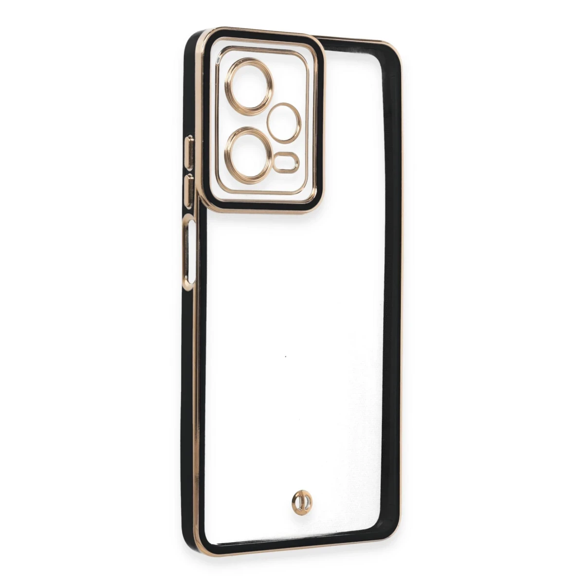 Xiaomi Redmi Note 12 5G Kılıf Liva Lens Silikon - Siyah