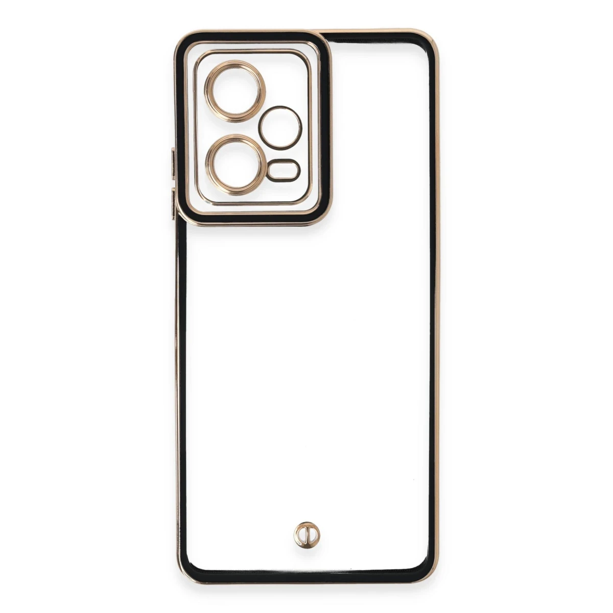 Xiaomi Redmi Note 12 5G Kılıf Liva Lens Silikon - Siyah