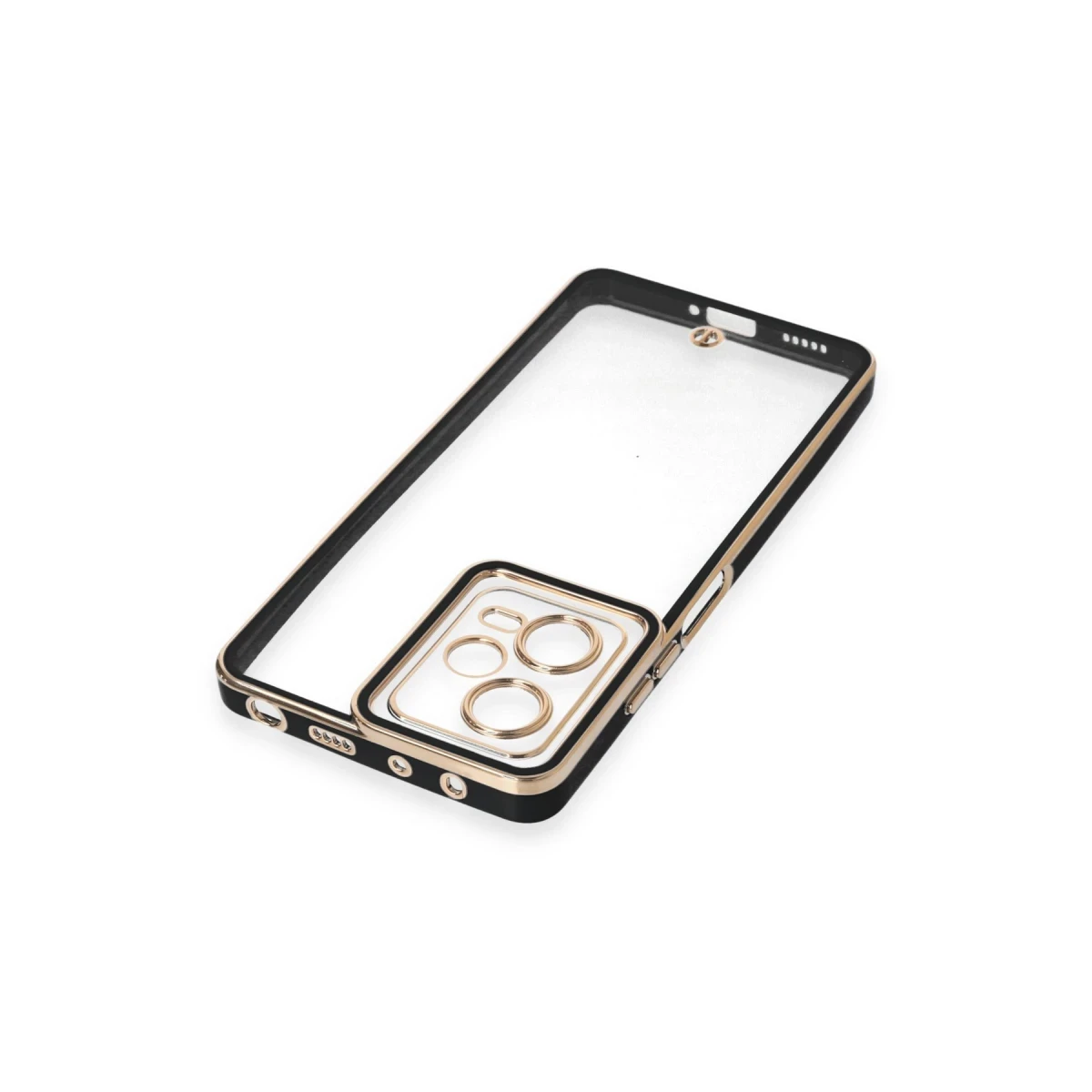 Xiaomi Redmi Note 12 5G Kılıf Liva Lens Silikon - Siyah