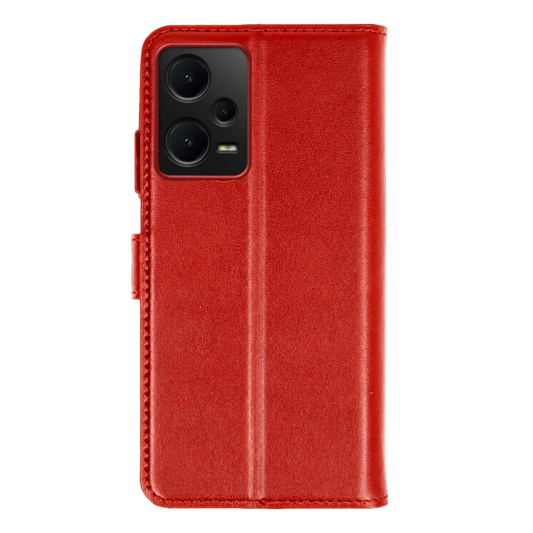 Xiaomi Redmi Note 12 5G Trend S Kapaklı Kılıf - Kırmızı