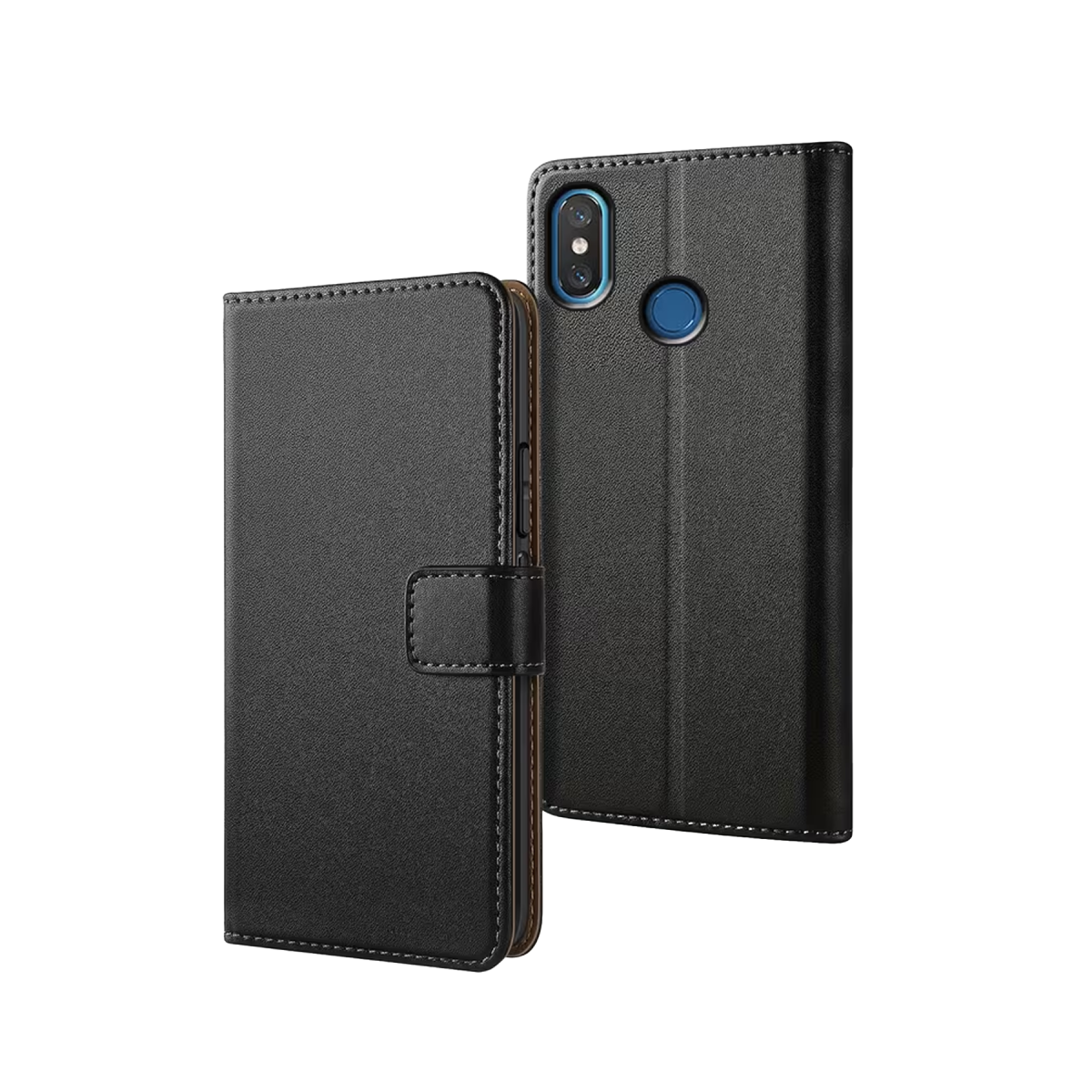 Xiaomi Mi 8 Trend S Plus Kapaklı Kılıf - Siyah