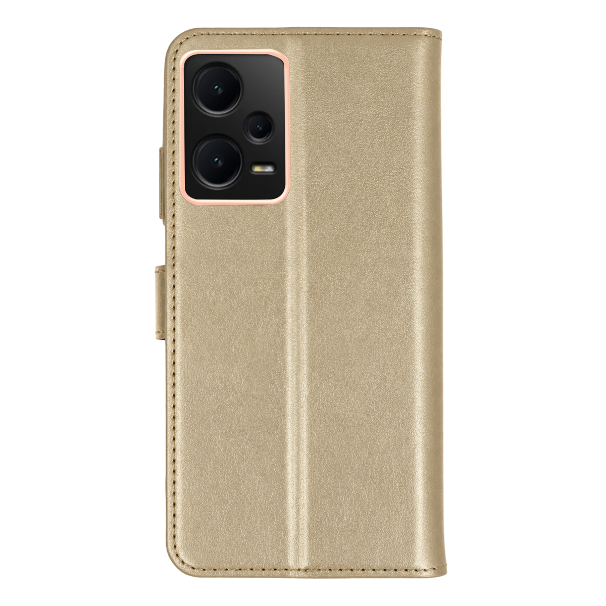 Xiaomi Redmi Note 12 5G Trend S Kapaklı Kılıf - Gold