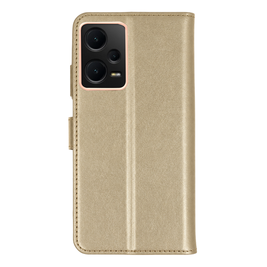 Xiaomi Redmi Note 12 5G Trend S Kapaklı Kılıf - Gold