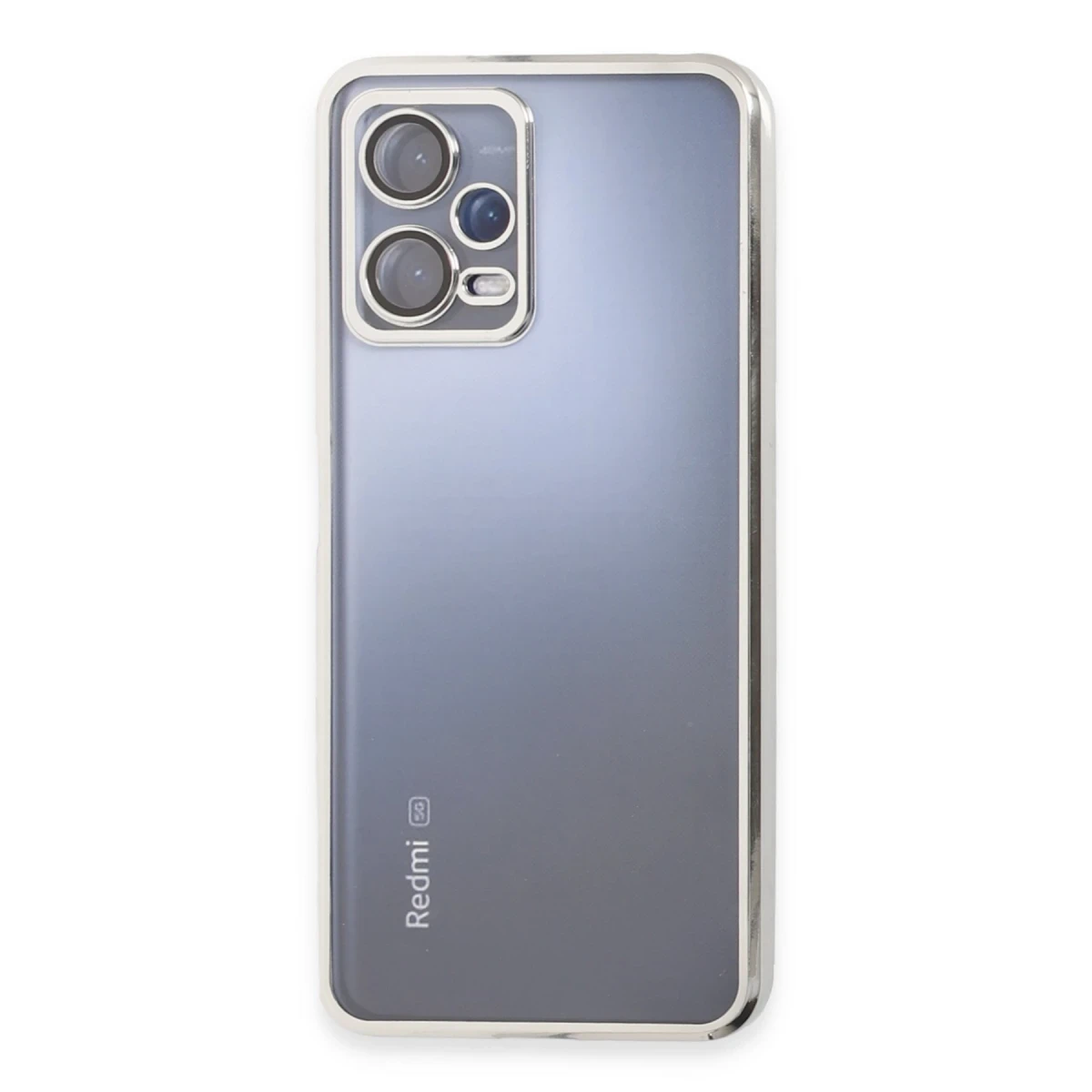 Xiaomi Redmi Note 12 5G Kılıf Razer Lensli Silikon - Gold