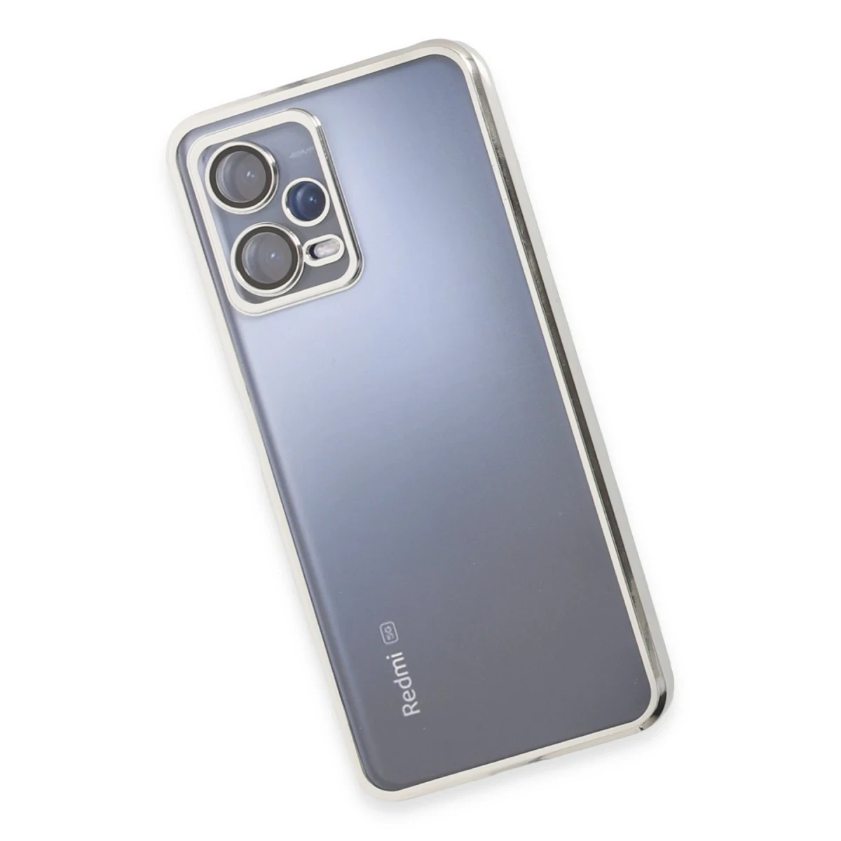 Xiaomi Redmi Note 12 5G Kılıf Razer Lensli Silikon - Gold