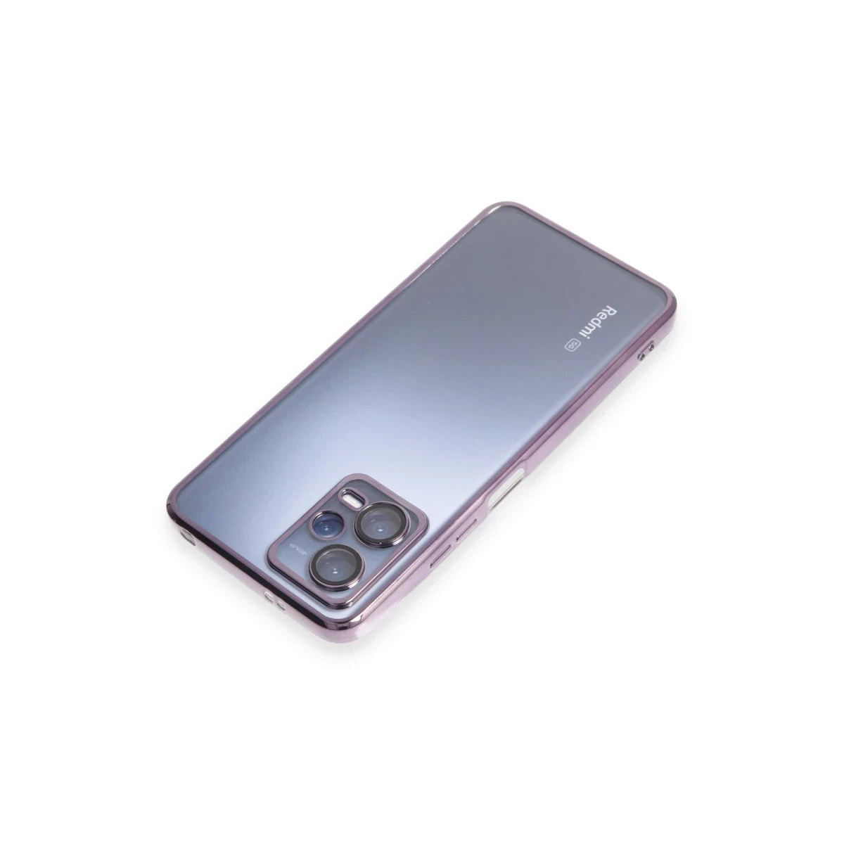 Xiaomi Redmi Note 12 5G Kılıf Razer Lensli Silikon - Mor