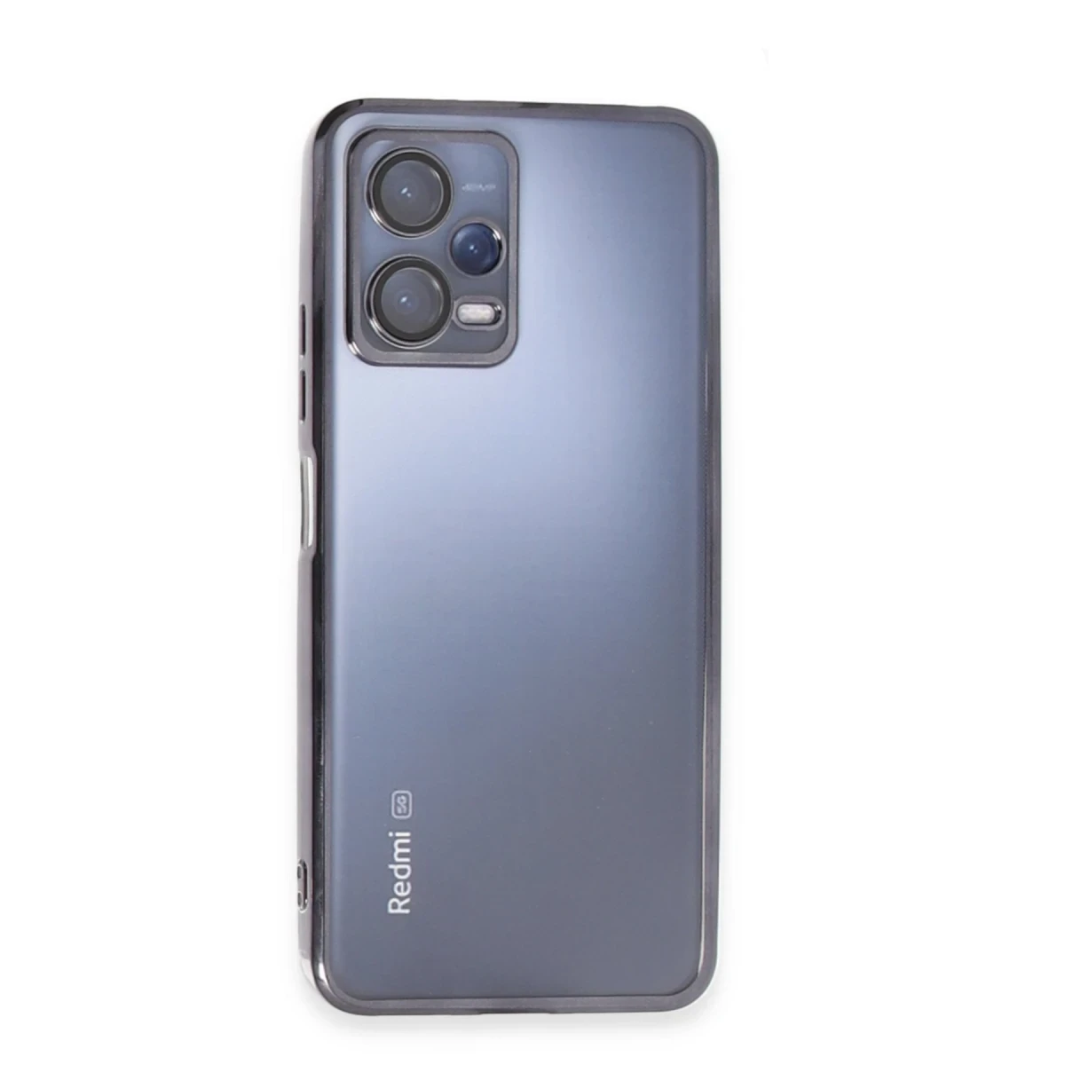 Xiaomi Redmi Note 12 5G Kılıf Razer Lensli Silikon - Siyah