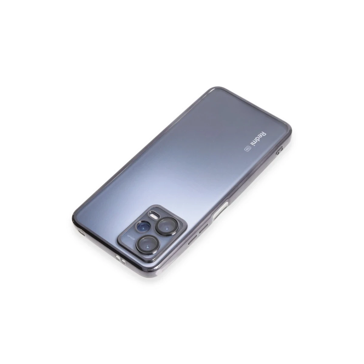 Xiaomi Redmi Note 12 5G Kılıf Razer Lensli Silikon - Siyah