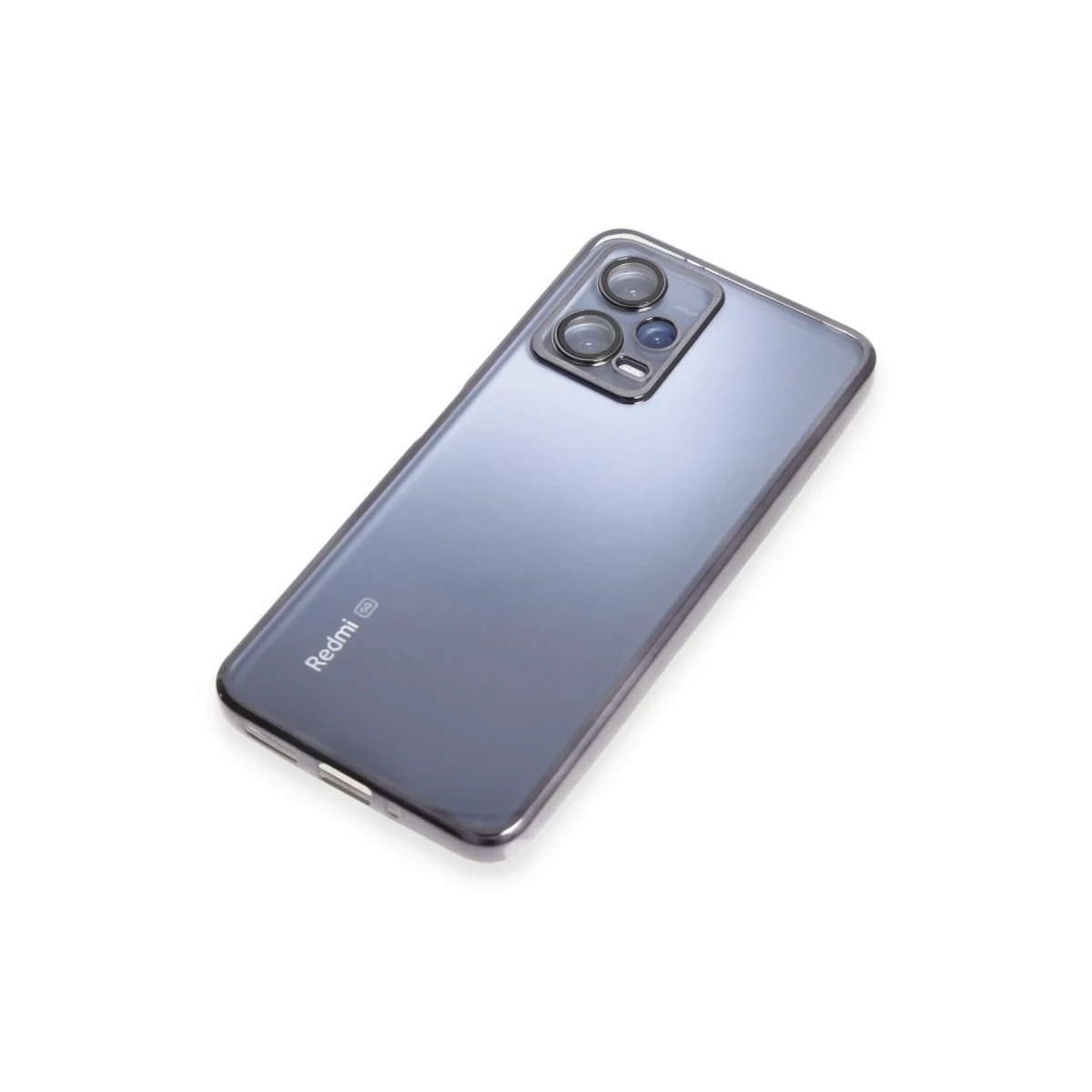 Xiaomi Redmi Note 12 5G Kılıf Razer Lensli Silikon - Siyah