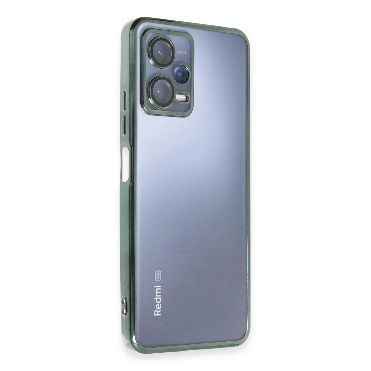 Xiaomi Redmi Note 12 5G Kılıf Razer Lensli Silikon - Yeşil