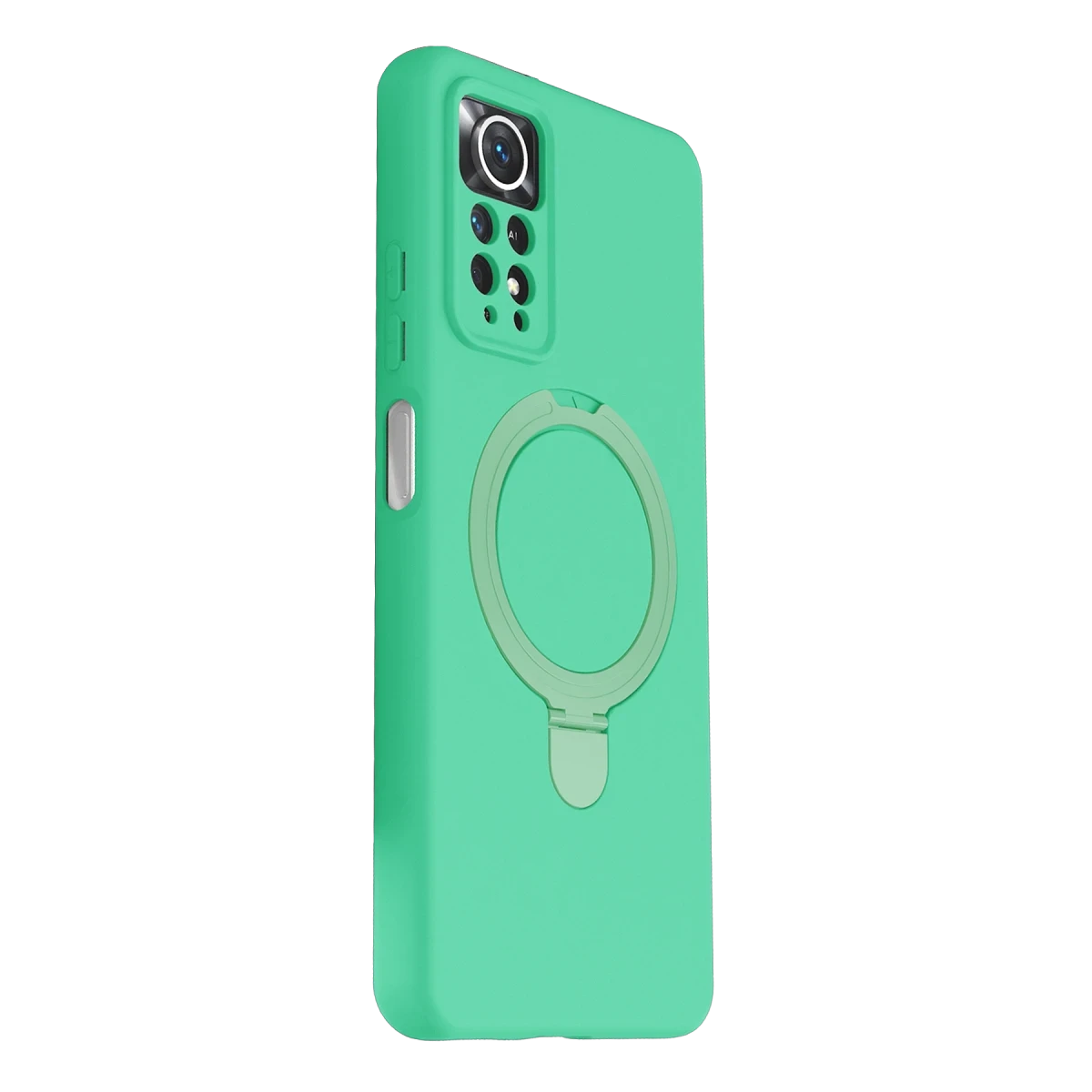 Xiaomi Redmi Note 12 Pro 4G Regal Magsafe Standlı Kapak - Yeşil