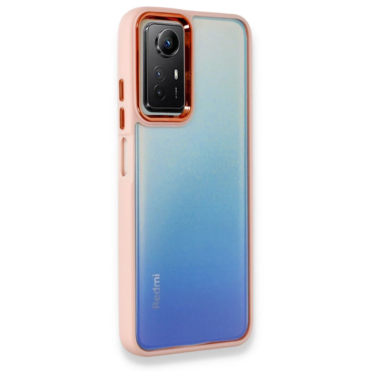 Xiaomi Redmi Note 12S Kılıf Dora Kapak - Pudra