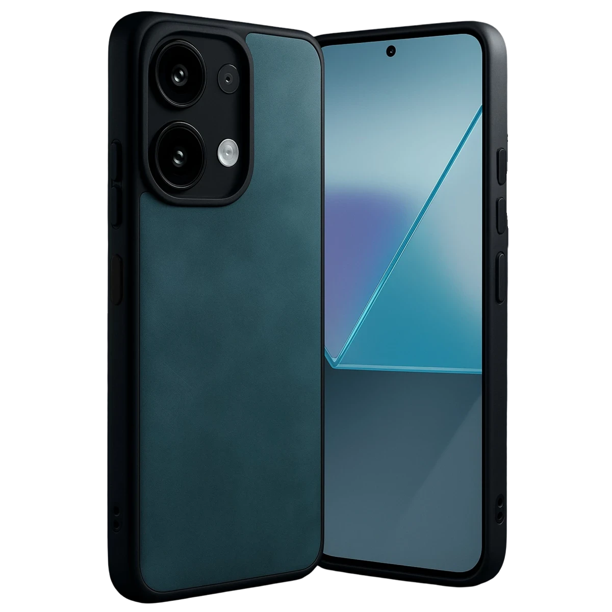 Xiaomi Redmi Note 13 4G Kılıf Aras Deri Kapak - Koyu Yeşil