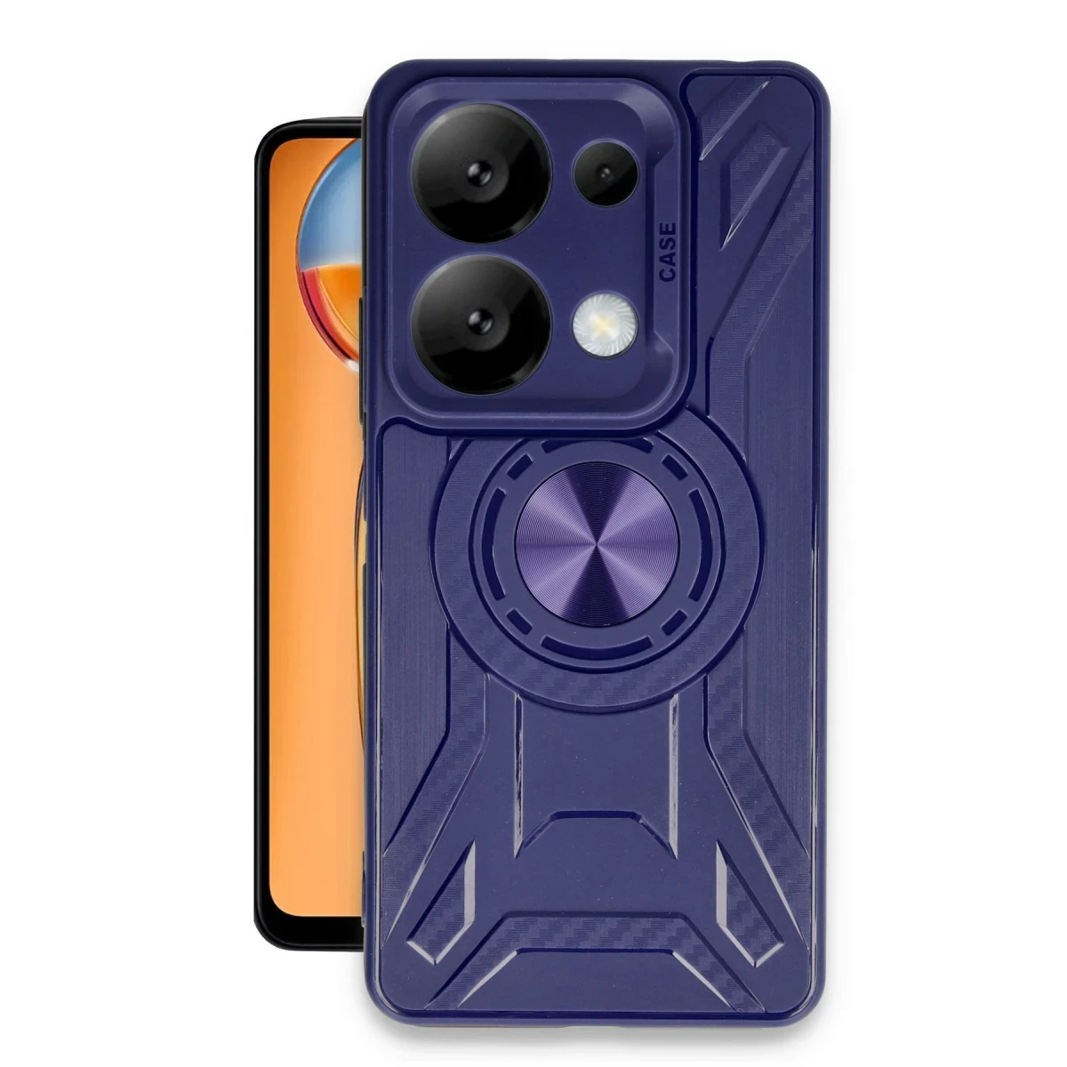 Xiaomi Redmi Note 13 4G Kılıf Lincoln Silikon - Lacivert