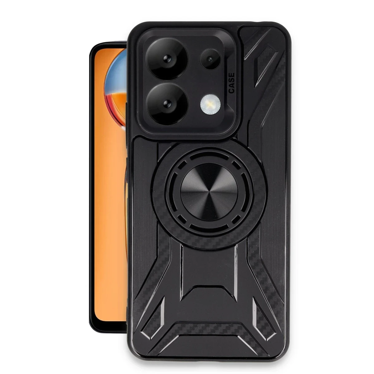 Xiaomi Redmi Note 13 4G Kılıf Lincoln Silikon - Siyah