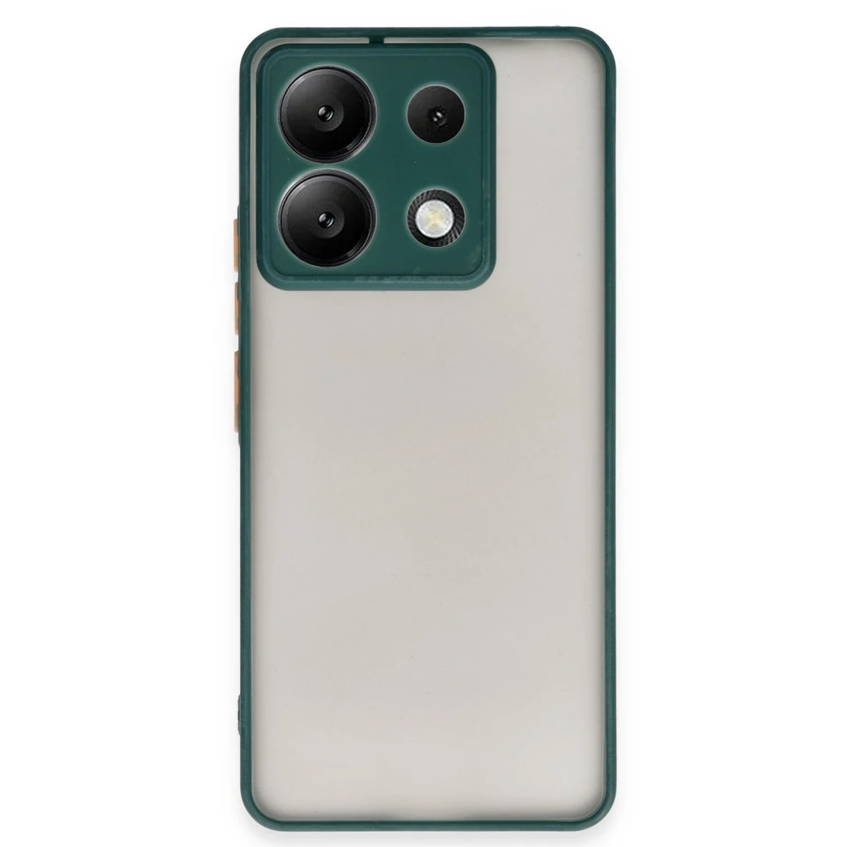 Xiaomi Redmi Note 13 5G Kılıf Montreal Silikon Kapak - Yeşil