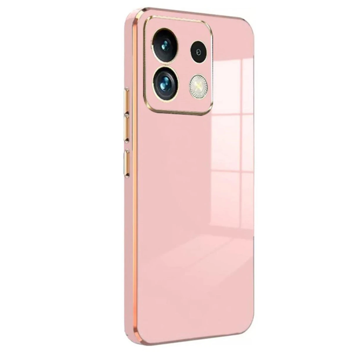 Xiaomi Redmi Note 13 5G Kılıf Volet Silikon - Pembe