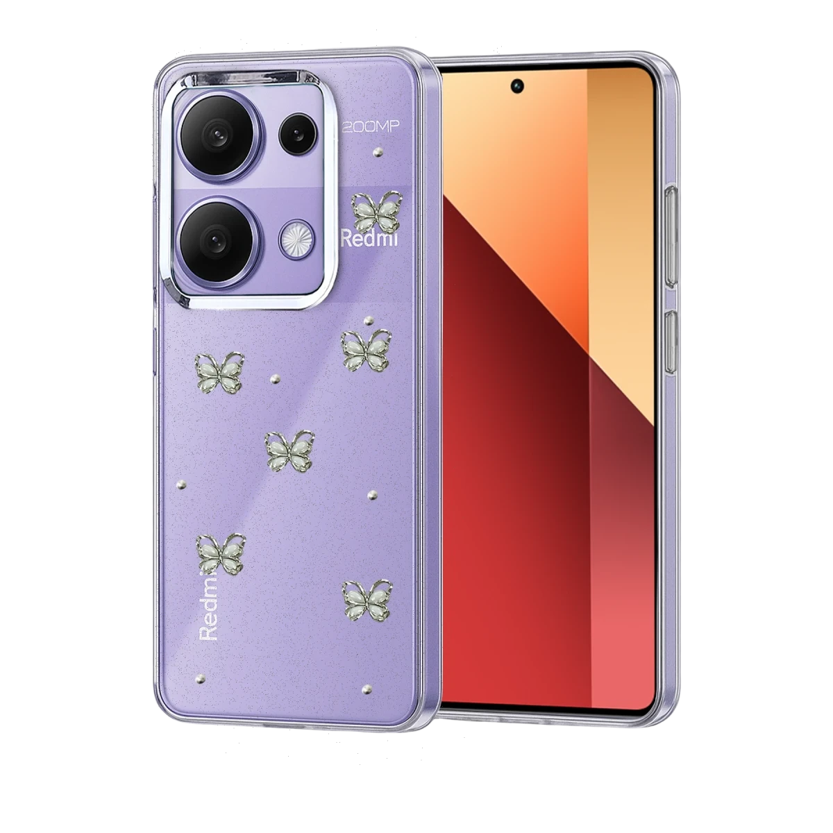 Xiaomi Redmi Note 13 Pro 4G Fiyonk Desenli Kapak - Desen 9