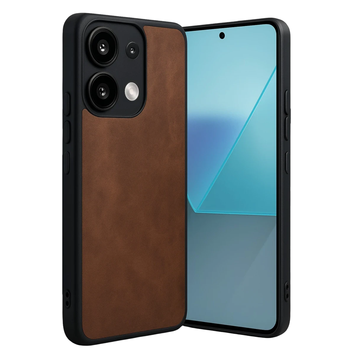 Xiaomi Redmi Note 13 Pro 4G Kılıf Aras Deri Kapak - Taba