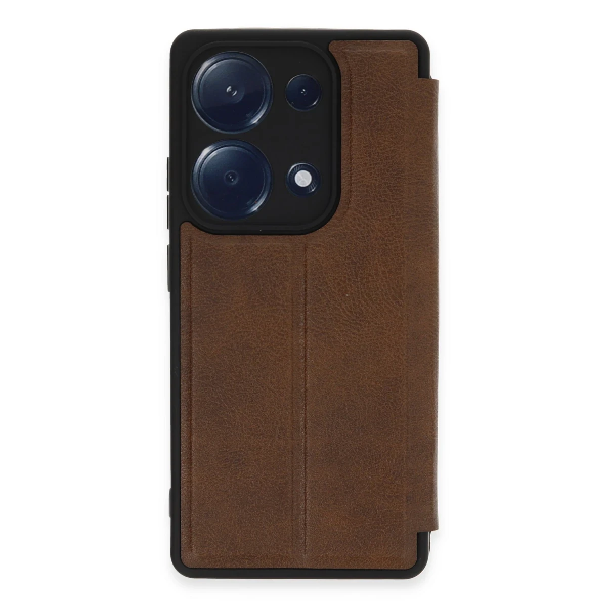 Xiaomi Redmi Note 13 Pro 4G Kılıf Flip Cover - Taba