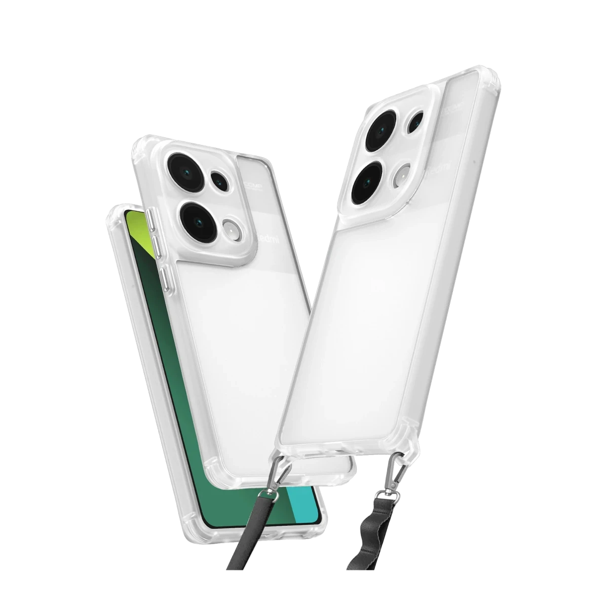 Xiaomi Redmi Note 13 Pro 4G Kılıf Penta Silikon Kılıf - Şeffaf
