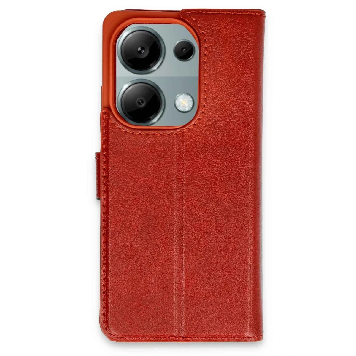 Xiaomi Redmi Note 13 Pro 4G Kılıf Trend S Plus Kapaklı Kılıf - Kırmızı