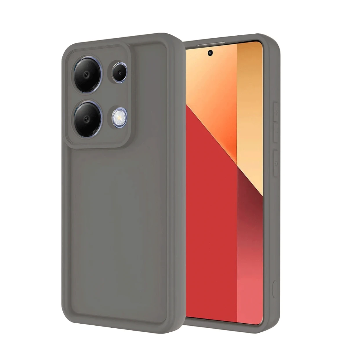 Xiaomi Redmi Note 13 Pro 4G Kılıf Viera Silikon - Gri