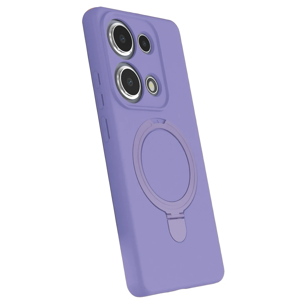 Xiaomi Redmi Note 13 Pro 4G Regal Magsafe Standlı Kapak - Lila