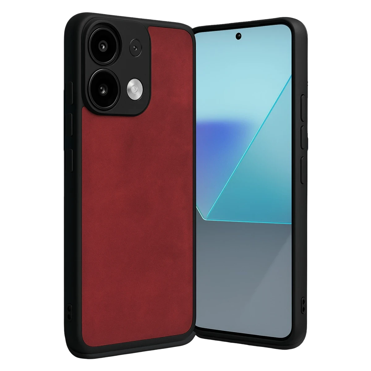 Xiaomi Redmi Note 13 Pro 5G Kılıf Aras Deri Kapak - Kırmızı