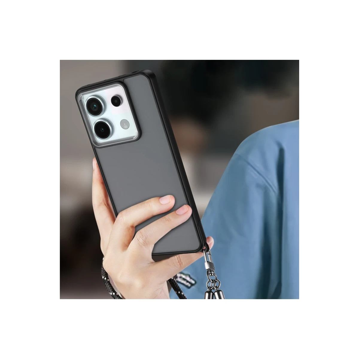 Xiaomi Redmi Note 13 Pro 5G Kılıf Elegant Kapak - Pudra
