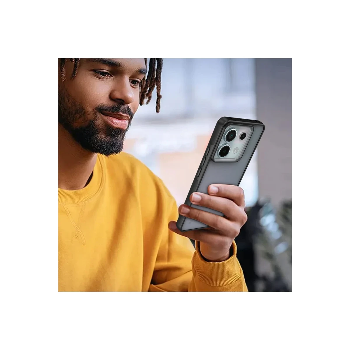 Xiaomi Redmi Note 13 Pro 5G Kılıf Elegant Kapak - Siyah